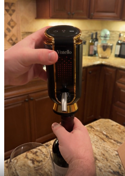 Fitting it to the bottle and the first pour.