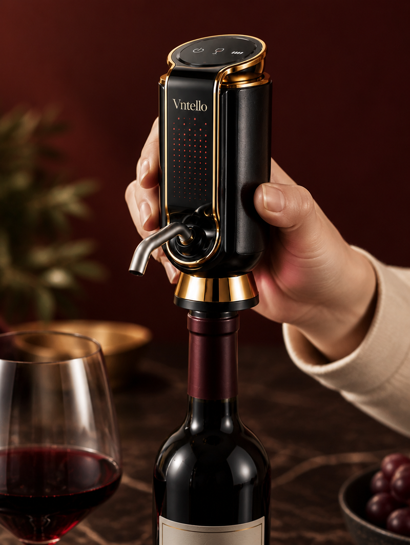 Attaching Vintello to the bottle